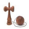 MyCircus Kendama (Cherry Wood) Adult JUGGLE 4FUN (Includes Replacement Strings and Bag)