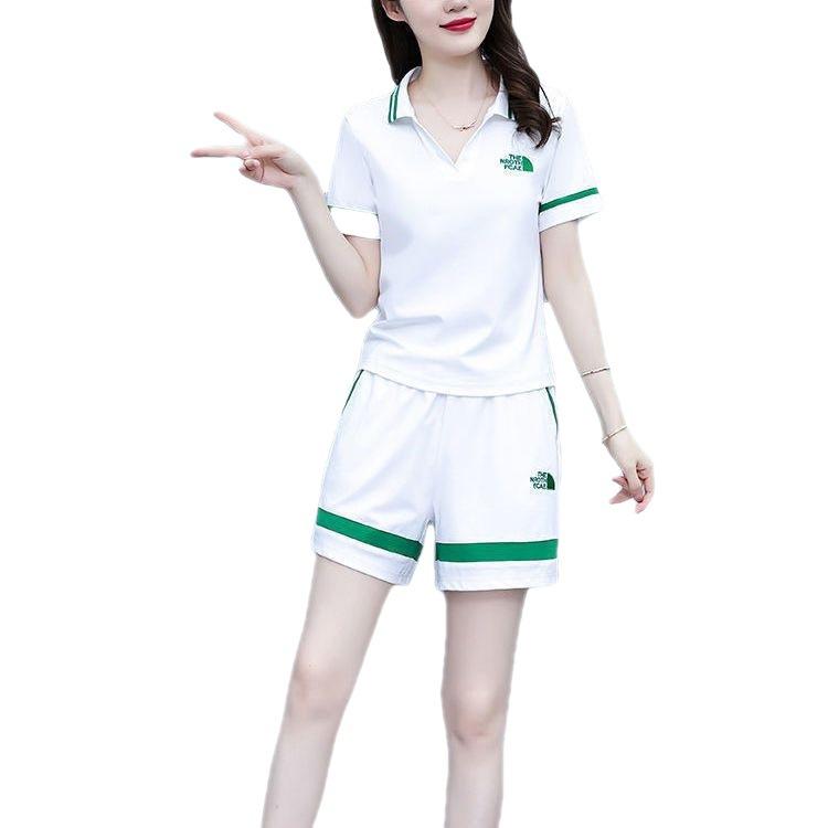 Big-size Casual Sports Outfit for Women, Summer Korean-style Trendy Women's Fashionable and Stylish Two-piece Set