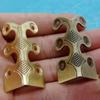 6 PCS Skirting Base Board Brass Corner Guard 6 PCS Corner Protectors  Home Furniture