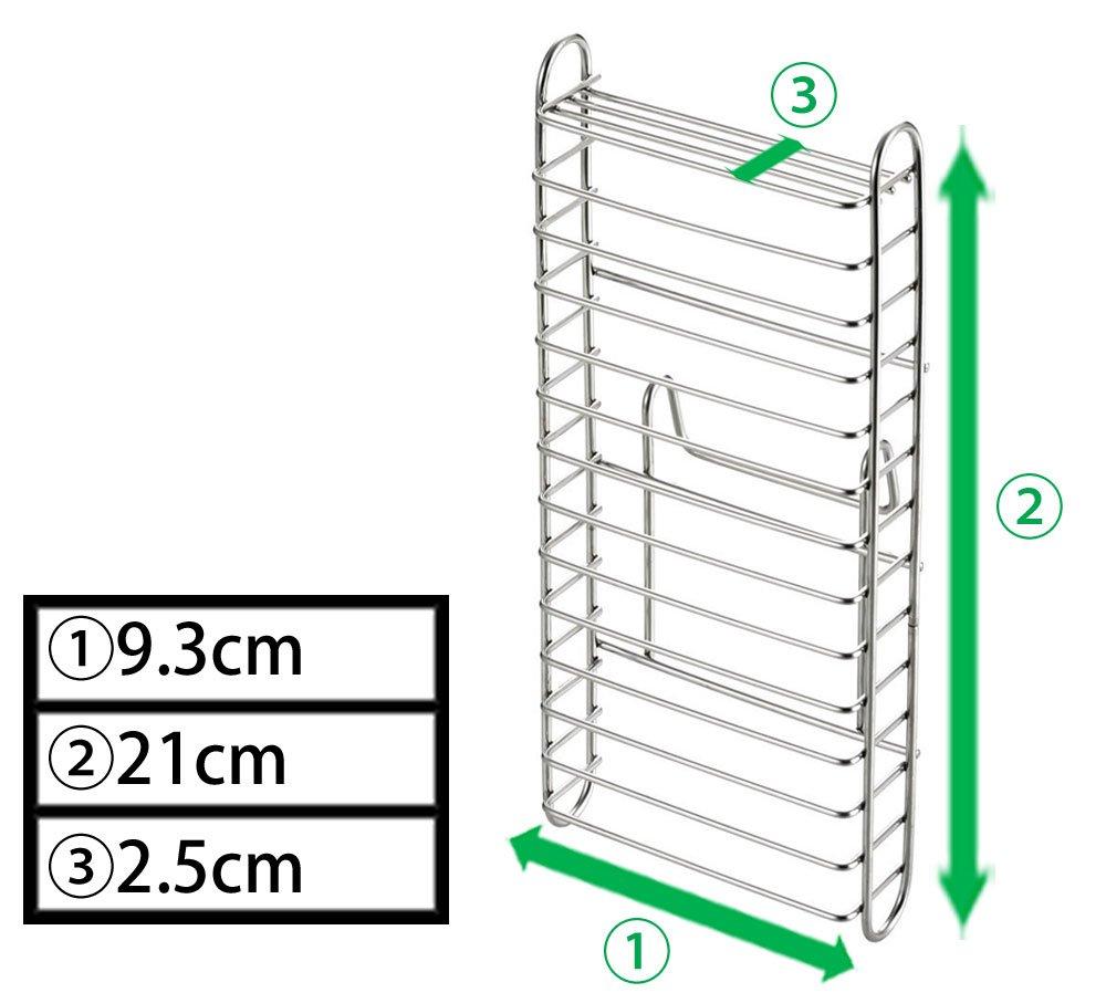 Yoshikawa Nachrüst-Messerständer Silber x x 21cm 1305452 9.3 4.8