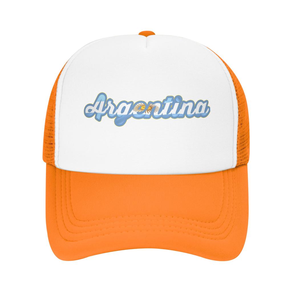 Argentina Flag Map Mesh Baseball Caps Adult Outdoor Sun Hat  Hats Adjustable Snapback Caps Trucker Cap Summer Trucker Hat