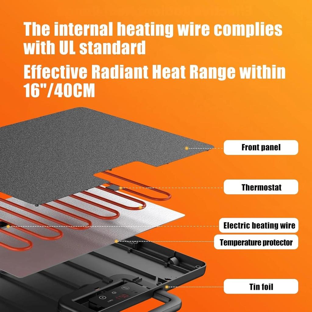 1 Stück Hühnerstall Heizung Thermostat Hühner Heizpaneel Einstellbare Temperatur Winter Bauernhof Universelle Heizung Für Viele Tiere