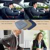 Car Seat Cushion Memory Foam Thin Seat Cushion For Car Truck Seat Driver, 20X18.5X1.2 Inches, Black