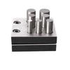 Gold Silver Hole Puncher, Manual Round Die Jewelry Making Processing Punching Forming Tool