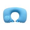 1 U-shaped inflatable neck pillow, portable compression inflatable U-shaped support pillow, office travel outdoor neck pillow