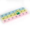 Portable Travel Pill Box Cases Organizer 7 Days 21 Grids 3 Times One Day with Large Compartments for Vitamins Medicine Fish Oils