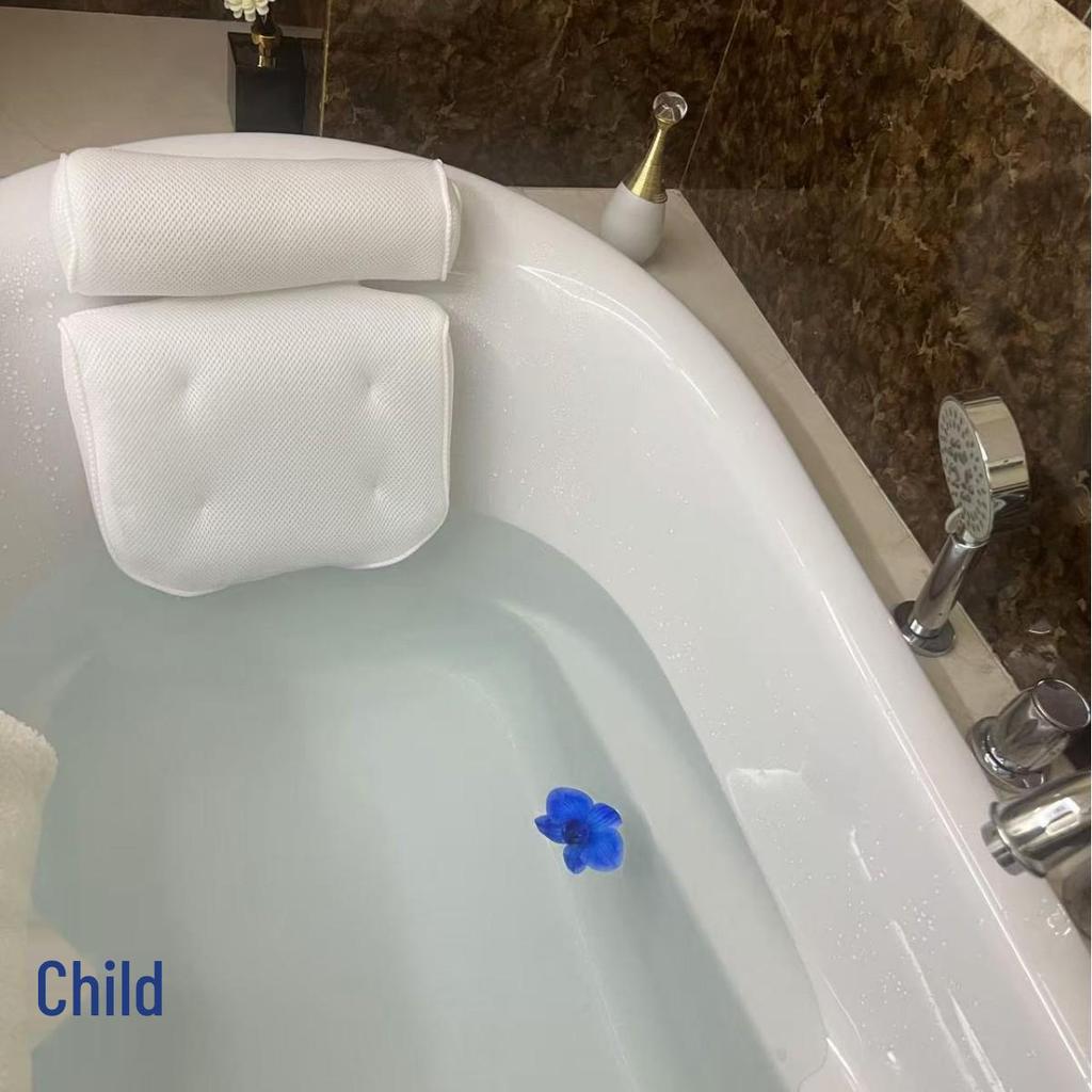 Non-Slip Spa Bathtub Pillow - Luxury Bathroom Cushion for Comfortable Bathing