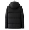Men's Plus Size Winter Cotton Jacket 2025 - Oversized, Fat-Friendly, Warm, with Detachable Hood.
