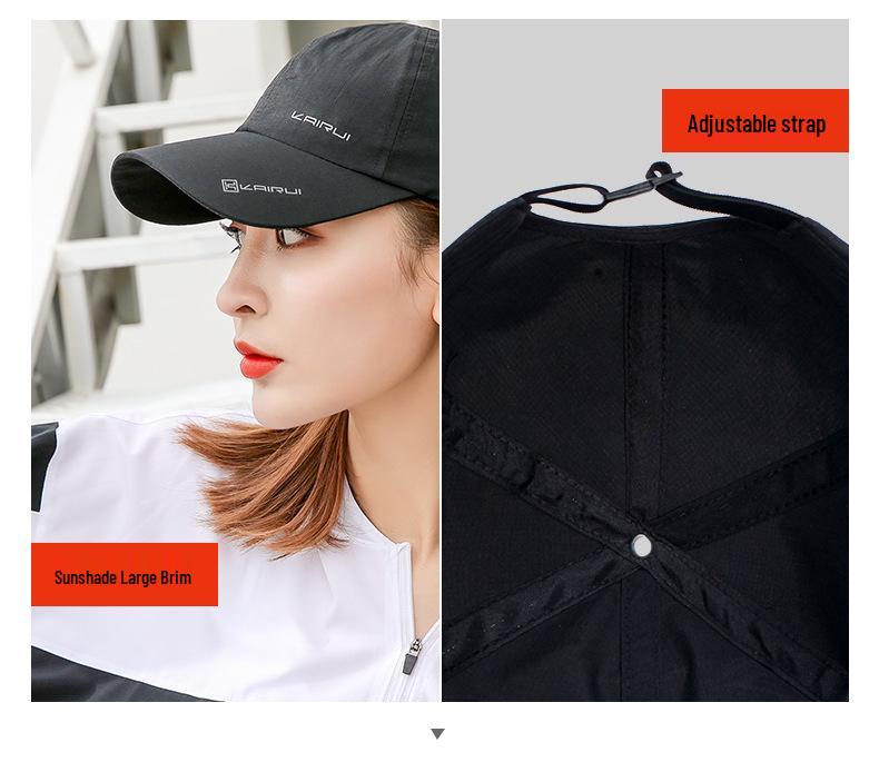 Korean Style Quick-Dry Breathable Baseball Cap for Men & Women - Summer Thin Sun Hat, Soft Top