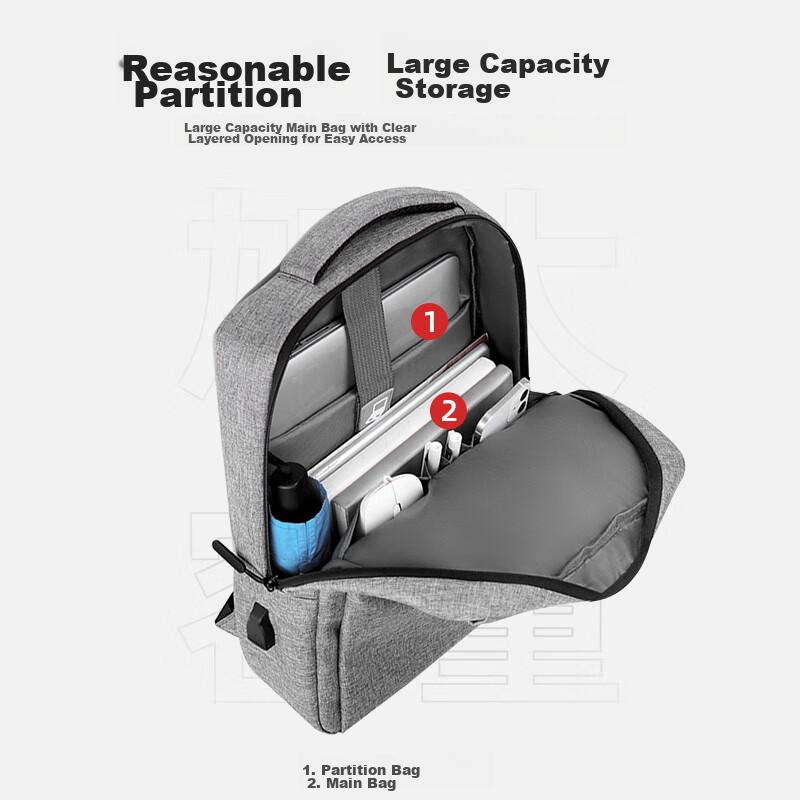 Right Away Laptop Backpack, Notebook Backpack, Commuter Schoolbag, Business Travel Bag for Men, 17.3-Inch Gaming Laptop Bag