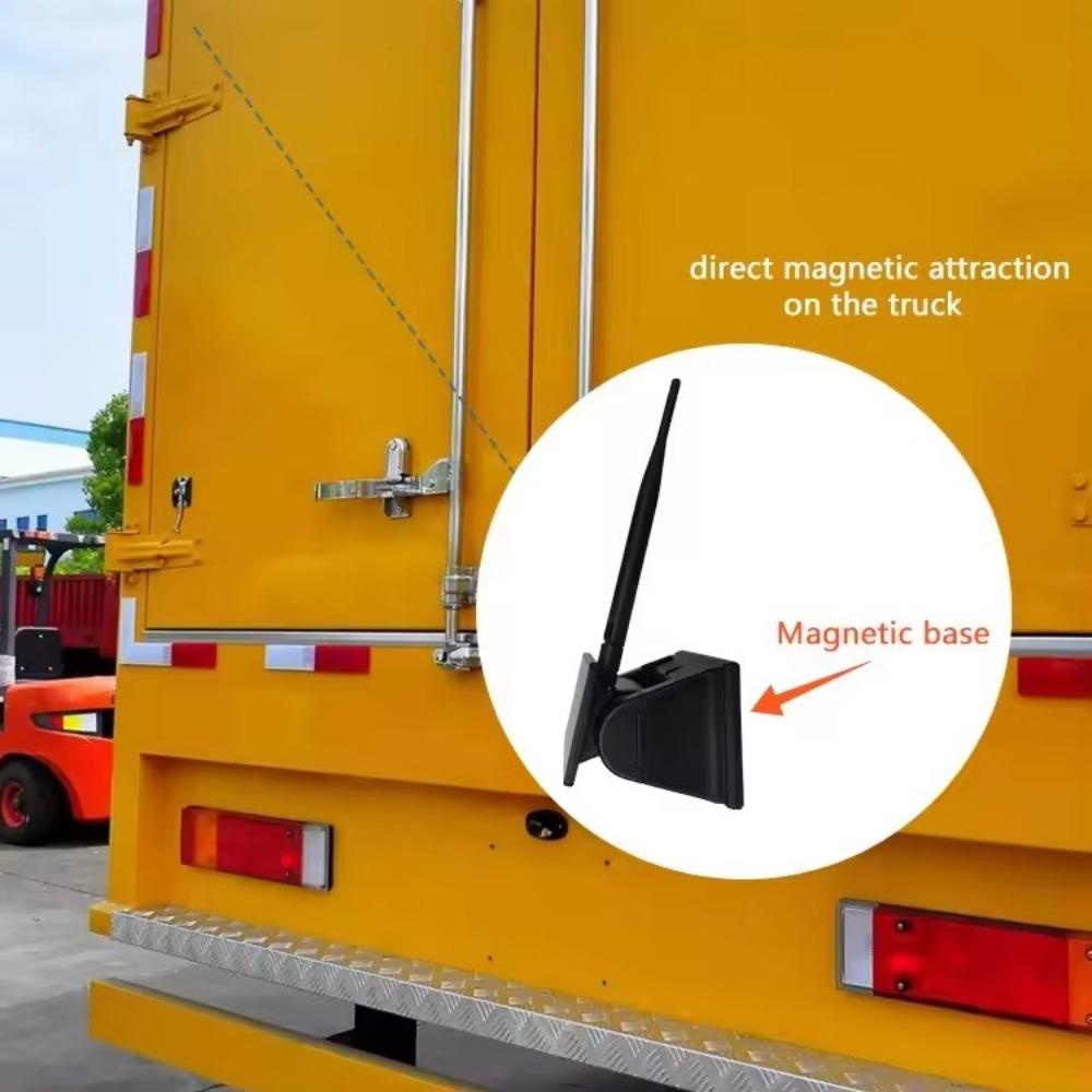 Digital Wireless 7" DVR quad monitor loop video recording solar magnetic reverse backup cameras for Caravan