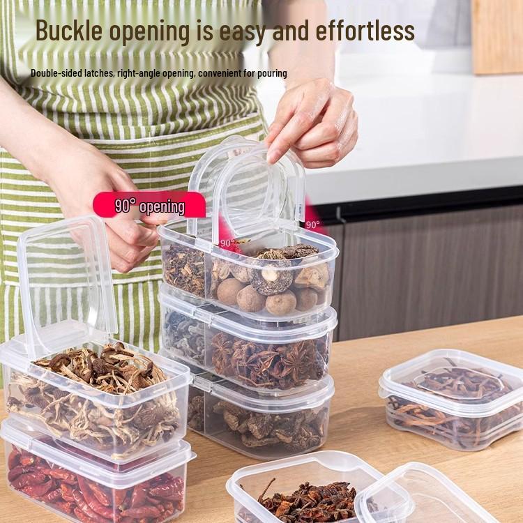 Sichuan Spice Storage Box: Sealed Dispenser for Dried Chili, Peppercorn, Star Anise, Cinnamon