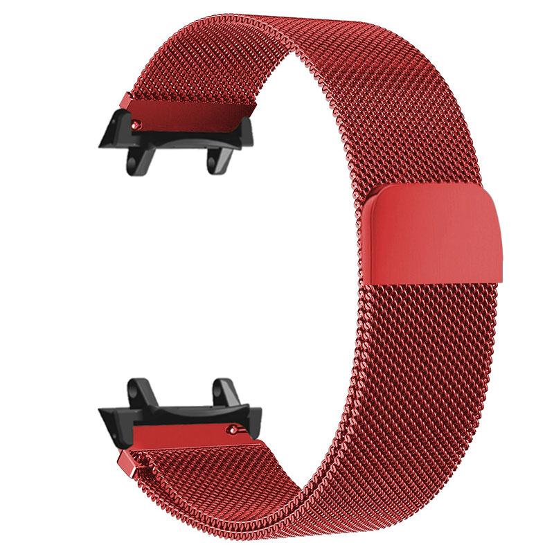 Magnetisk rem for Amazfit T-Rex 3 rex3 klokkereim erstatningsreim i rustfritt stål metall armbånd
