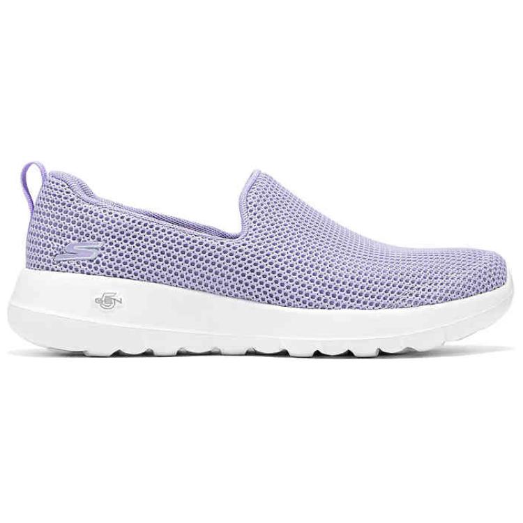 Skechers Go Walk Joy Slip-On Cómodos Versátiles Zapatos de Malla Zapatillas para Mujer Morado Claro 15637-LAV