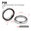 Bike Bearings For Headset 41/41.8/46.9/47/49/52mm MTB Road Bicycle Headset Bearing Repair Steel Cycling Part Bike Accessories