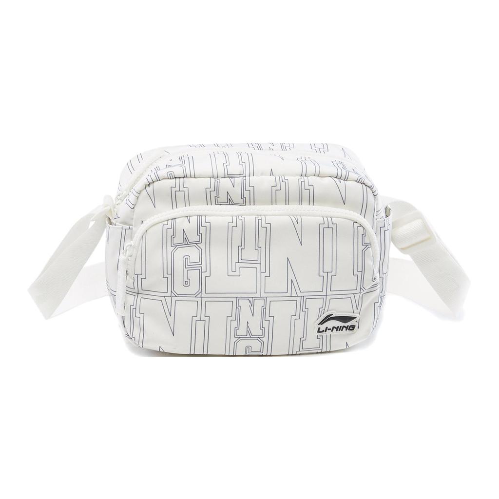 New LiNing Polyester Shoulder Bag, Crossbody Bag Unisex Ivory ABDU203-4