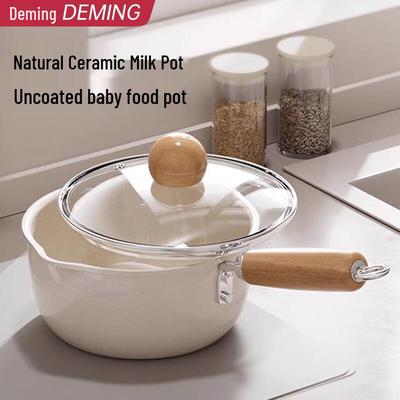 Deming Ceramic Milk & Saucepan with Lid