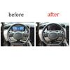 For Hyundai Tucson 2022-2024 Style Carbon Fiber Steering Wheel Switch Cover Trim