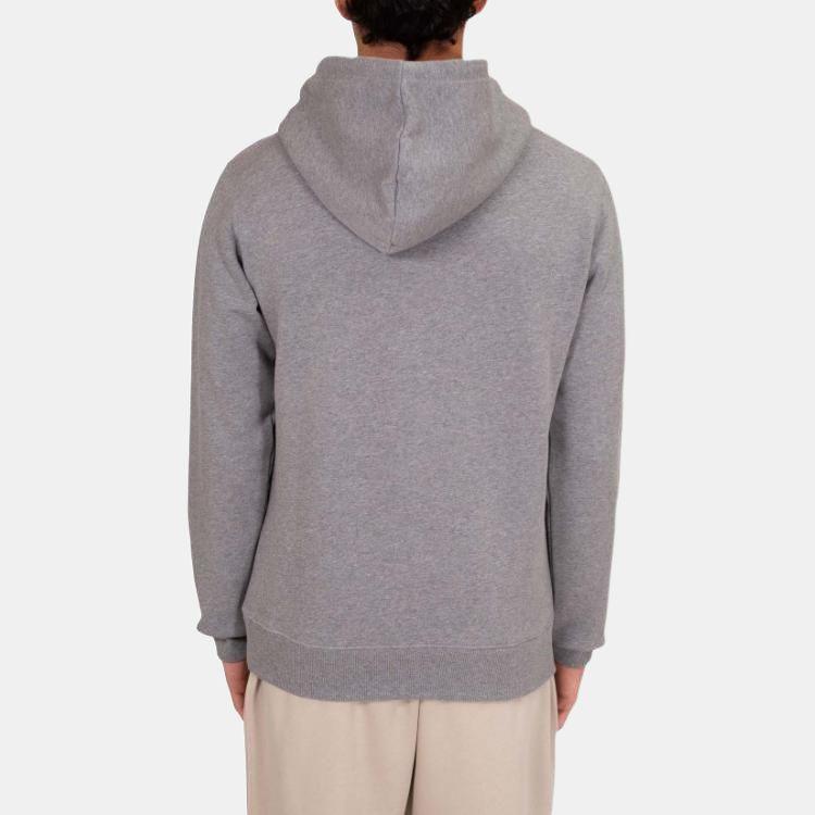 Calvin Klein Letter Print Hooded Long Sleeve Sweatshirt Men Sweatshirt Gray J30J320934-P2D