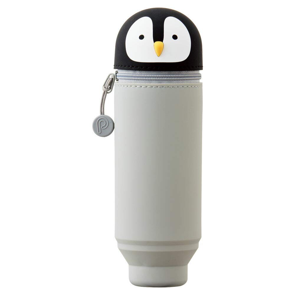 LIHIT LAB Punilabo Stand Pen Case Penguin of A7712-10 [Set 3]