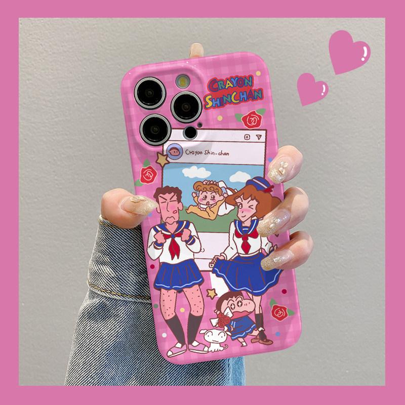 

iPhone 17 Pro Max Cartoon Family Protective Phone Case iPhone XR