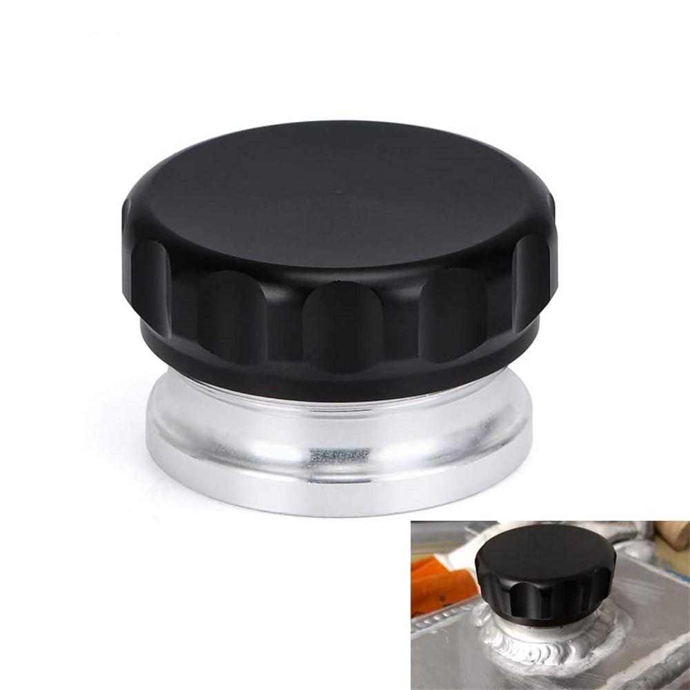 2" 50.8mm Black Aluminium Alloy Weld On Filler Neck And Cap Oil Fuel Water Tank