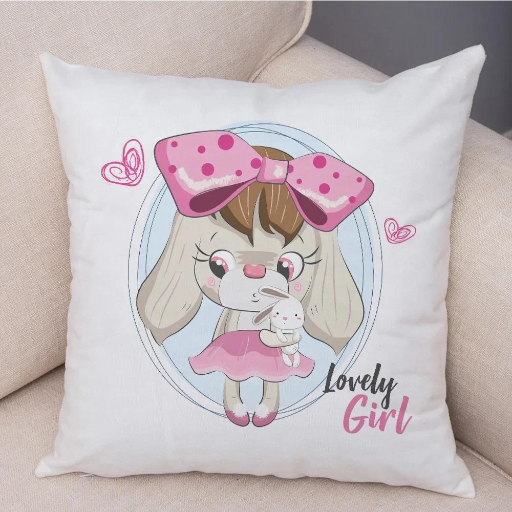 Super Soft Plush Cute Cartoon Giraffe Eleghant Lion Pillow Case Nordic Kids Room Decor Lovely Animal Cushion Cover for Sofa Home