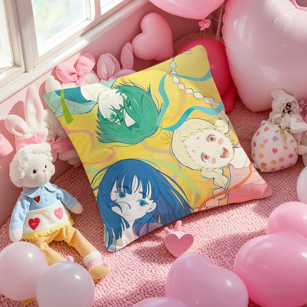 The Colors Within Anime Cushion Cover Pattern Printed Pillowcase for Living Room Sofa Cushion Cover & Bedroom Decor