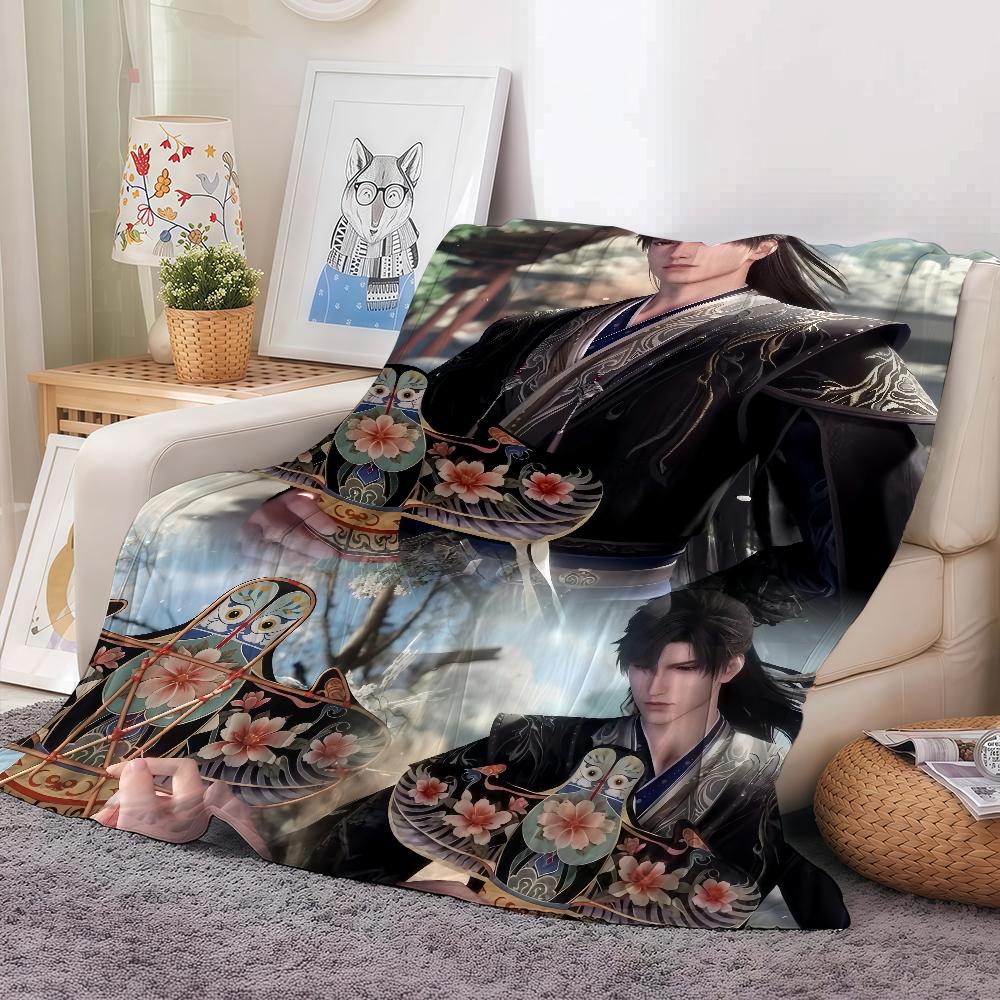 Zayne Love and Deepspace Game Blanket Warm Soft Suitable For Bedroom Sofa Bed Living Room Office Travel Camping Gifts
