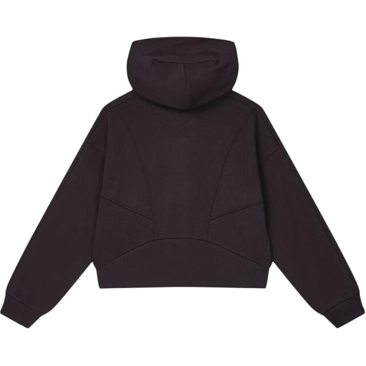 FILA Solid Color Casual Loose Soft Comfortable Versatile Hooded Long Sleeve Jacket Women jackets Tan F11W439505F-BN