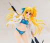 Magical Girl Lyrical Nanoha The MOVIE 2nd A's Fate Testarossa Swimsuit Hoodie Style 1/8 Scale PVC Pre-Painted Complete Figure