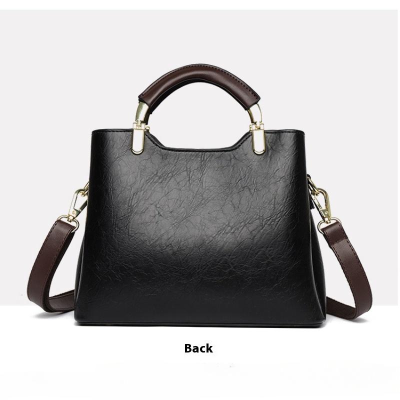 Bags Women's Fashion Handbags Large Capacity Embroidered Middle-aged Bags Ladies Crossbody Shoulder Bags