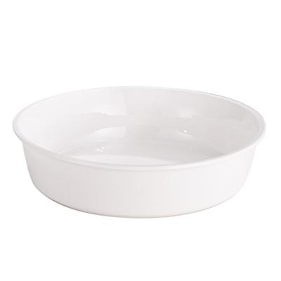 Thickened Round Ceramic Casserole with Insulated Inner Pot for Self-Service In Restaurants and Hotels