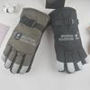 Autumn and Winter New Men's Fleece Thickened Thermal Gloves