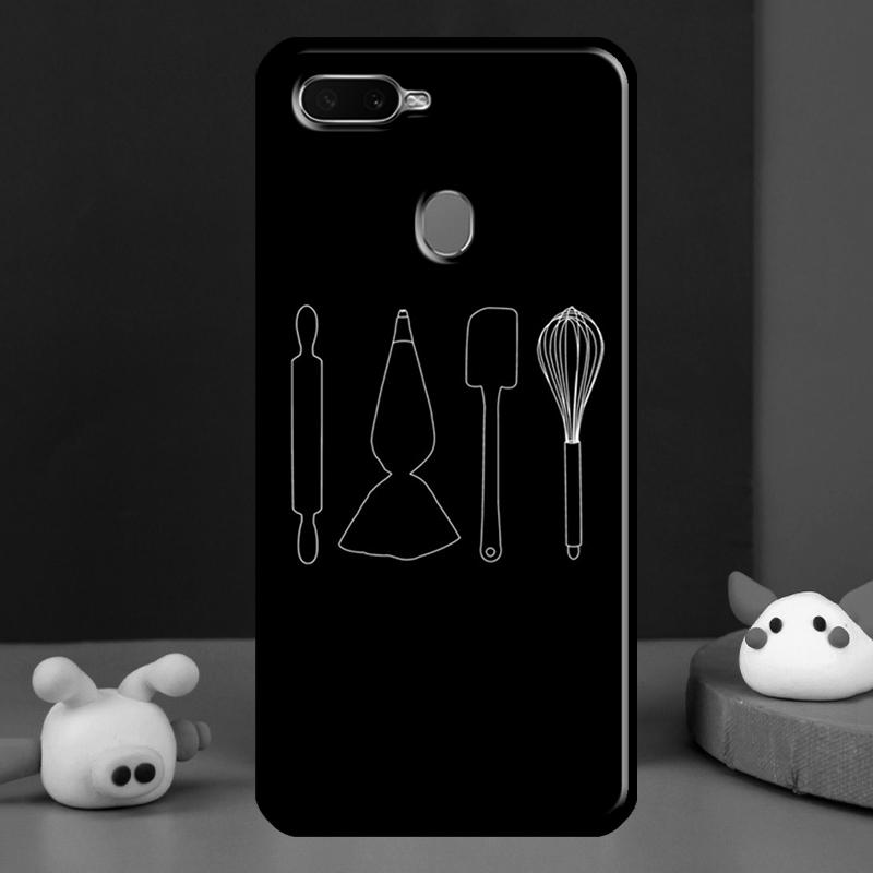 Baking Cook Chef Case For Oppo A98 A78 A58 A15 A16 A17 A5 A9 A91 A52 A72 A76 A96 A74 A94 A54 S A57 A77 Cover
