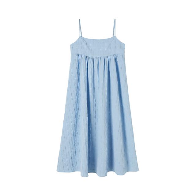 LAP Balloon Strappy Long Dress Aq2Wo660