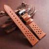 Handgefertigtes atmungsaktives Rindsleder-Uhrenarmband 18mm 20mm 22mm für Seiko für Omega Vintage Herren-Armband Uhrenarmband Zubehör