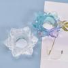 Silicone Lotuses Shape Craft Mold Candle Holder for Plasters Resin Candle DIY Projects and Holiday Mould