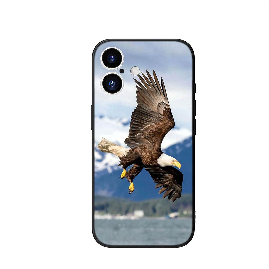 

Fly Bald Eagle Phone Cover Case for Samsung Galaxy S25 S23 S22 S24 FE Ultra Plus A56 A05 A06 A15 A16 A57 S7 Edge Casing Galaxy S23 FE