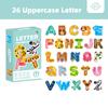 Fridge Magnetic Letters Cute Animal Alphabet 26 Uppercase Letters Learning Toys for Toddlers 1-3 Ideal Educational Gift