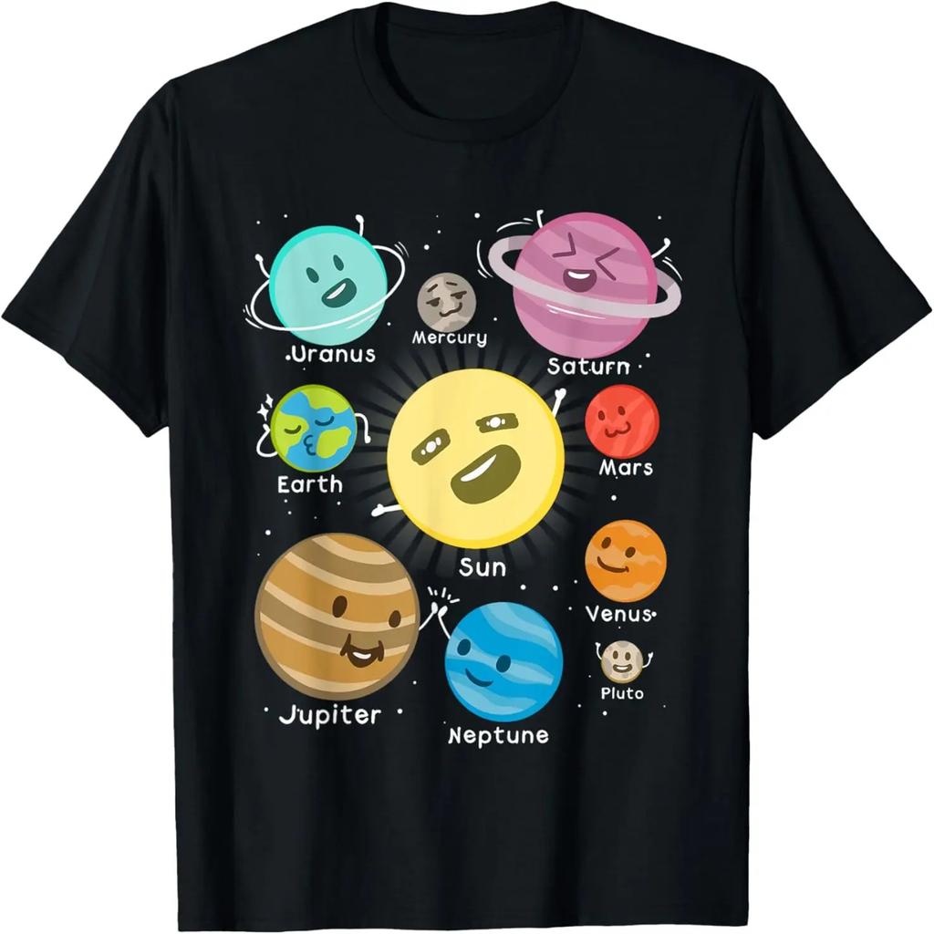 Solar System Funny Outer Space Planet Party T Shirt T-Shirt