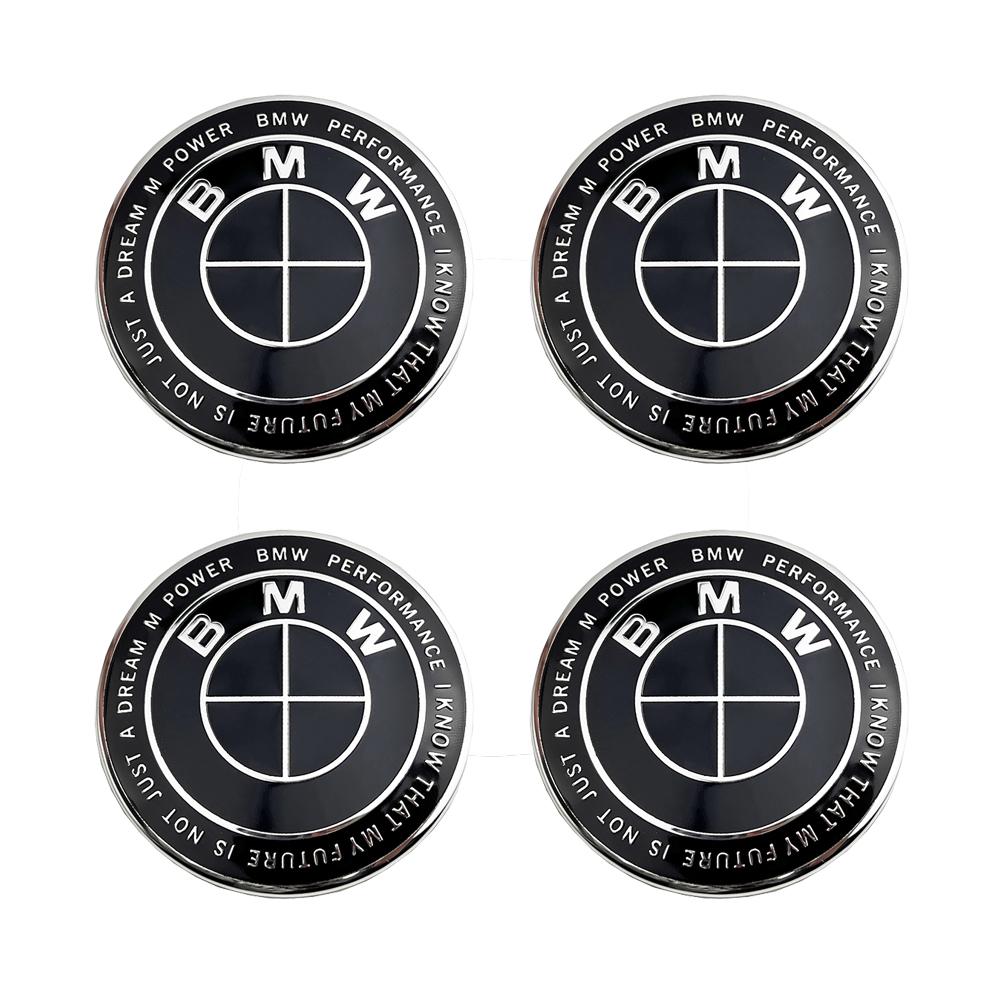 4PCS 56/68MM Car Wheel Center Hub Cap Emblem LOGO For BMW X1 3 X5 E70 E71 M3 F30 F20 F10 F11 G30 E36 E46 E53 E90 E91 E60 E61 E93