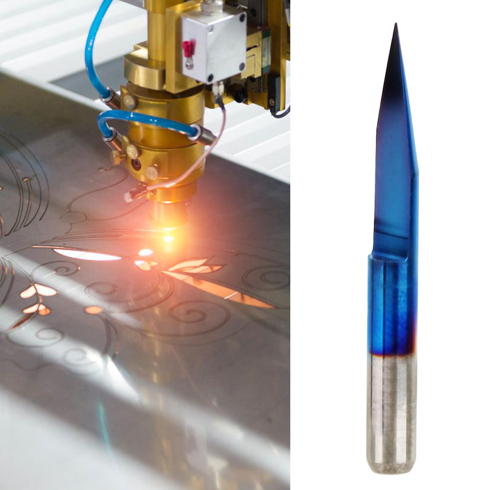10pcs 3.175 Premium Quality Tungsten Steel PCB Engraving Bit CNC Router Tool (20 Degrees *0.2)