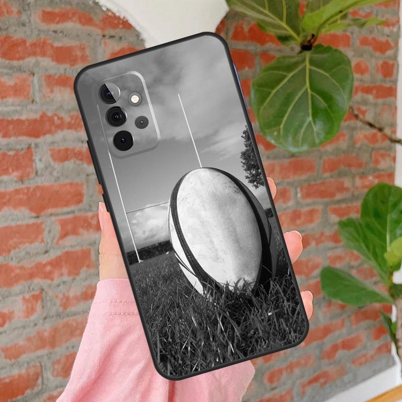 

Rugby Ball Phone Case For Samsung Galaxy A15 A25 A55 A54 A34 A14 A35 A52 A32 A12 A51 A71 A13 A33 A53 Samsung A14