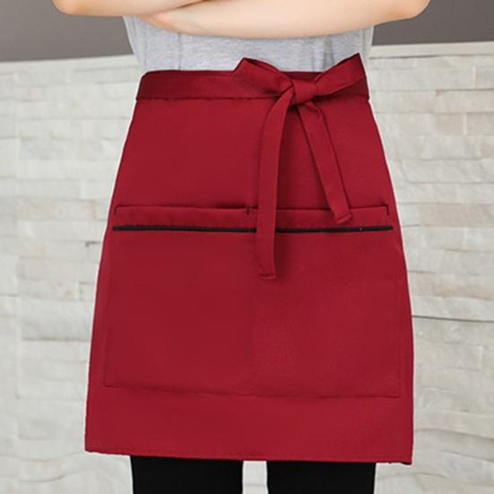 Delantal Peto de Trabajo de Chef con Bolsillos Resistentes a Manchas de Aceite Impermeables Delantal de Trabajo para