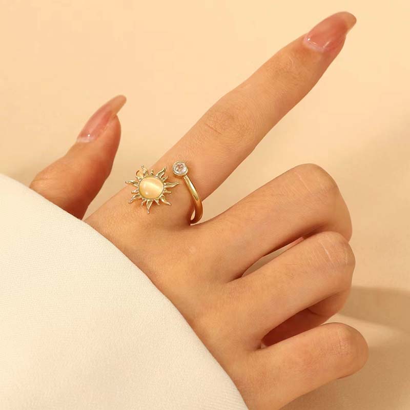 Luxury Zircon Rings for Women Purple Aesthetic Finger Ring Exquisite Vintage Ring Open Adjustable Wedding Party Jewelry Gift Goth Ring