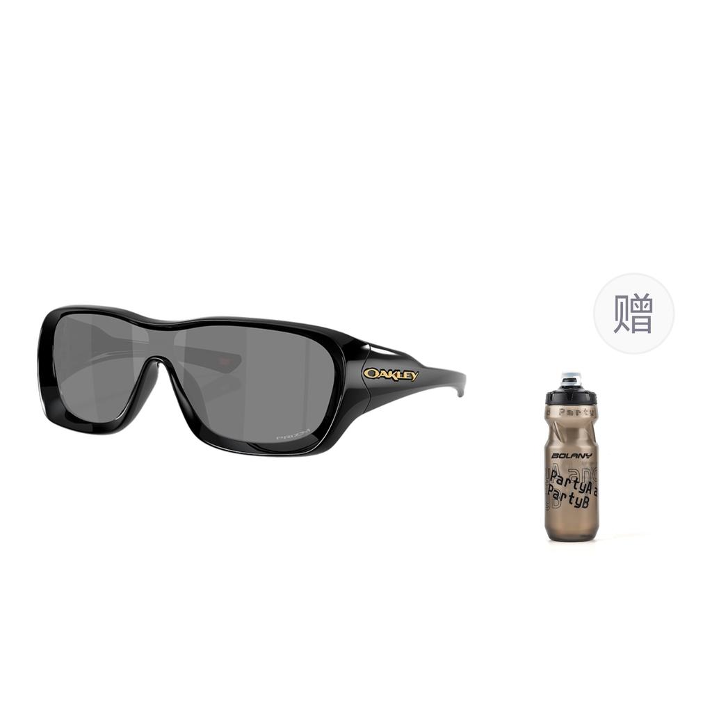 Oakley De La Salle Casual Sports Injection Molded Irregular Sunglasses Unisex sunglasses 9493---DE-LA-SALLE
