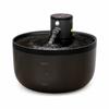 Ceramic Cat Water Fountain with Stainless Steel Circulation