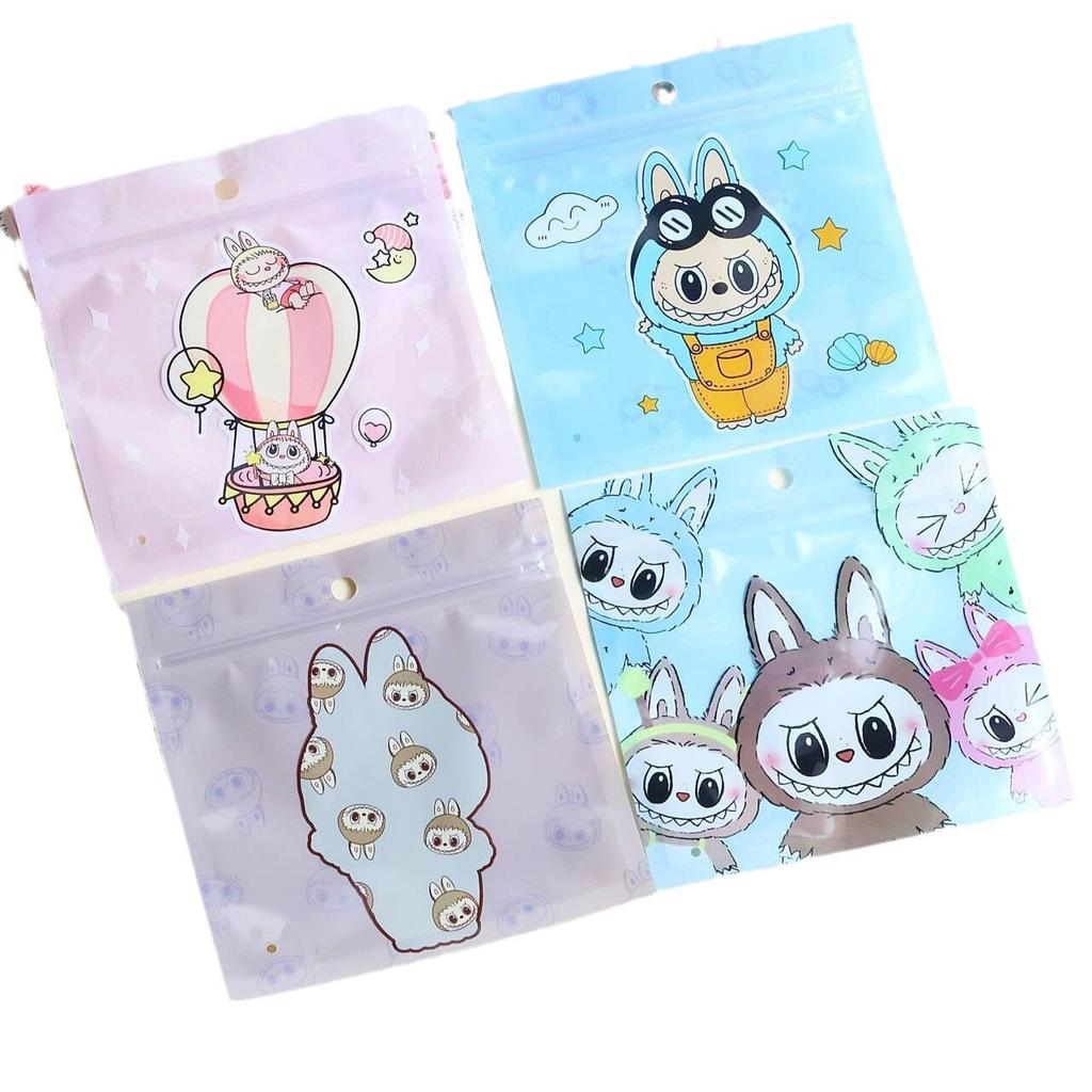 Милий мультяшний прозорий самозаклеюваний пакет для зберігання ювелірних виробів та матеріалів