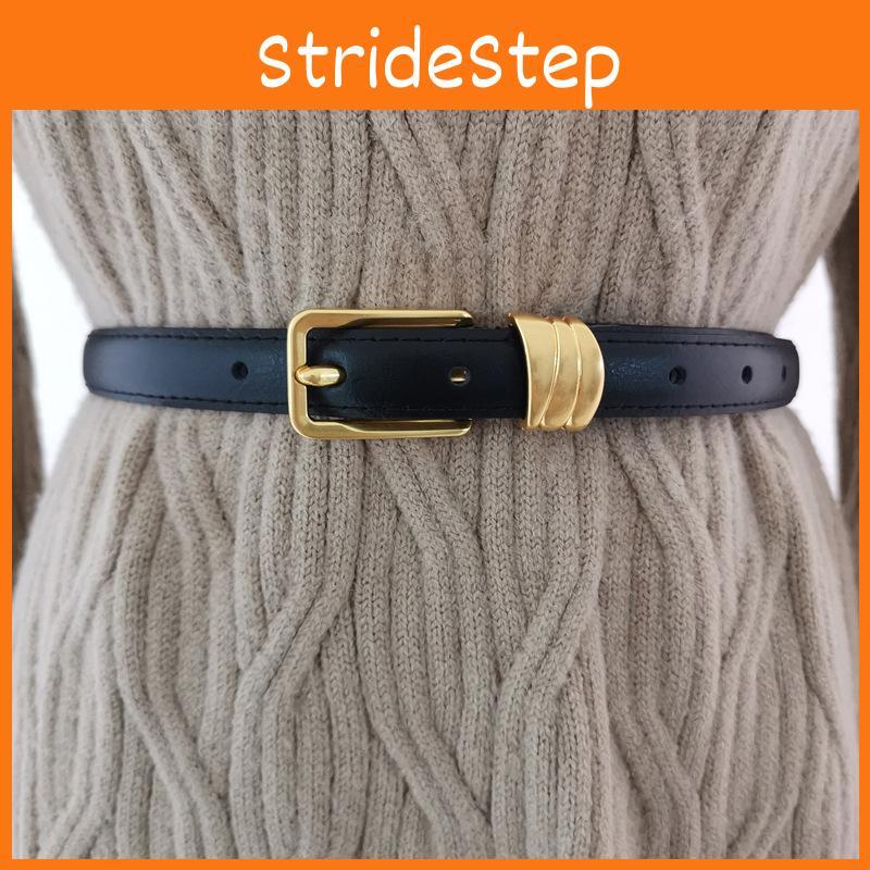 Waist Cowhide Womens Belt With Metal Pin Buckle Dress Suit Shapewear Belt